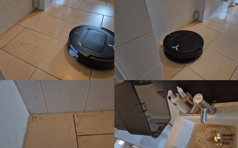 Der ECOVACS DEEBOT T80 OMNI wischt im Extremtest.
